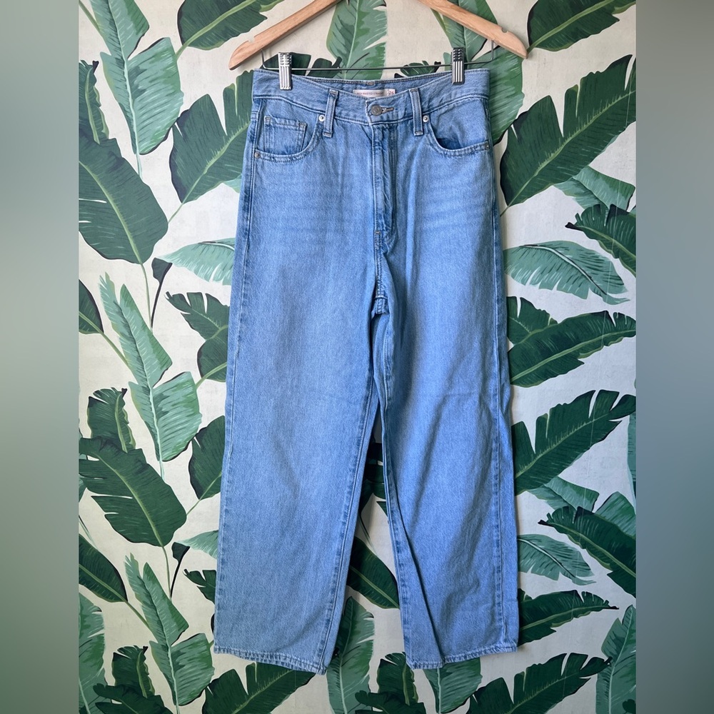 Levi’s High‎ Waisted Straight Jeans Womens 26 - Picture 4 of 11